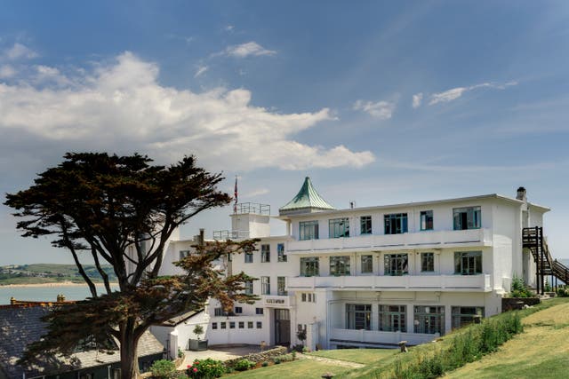 <p>Burgh Island hotel was built in 1929 </p>