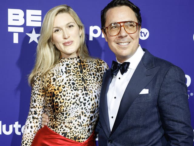 <p>Olivia Nuzzi and her ex-fiance Ryan Lizza at the 2023 White House Correspondents’ Dinner After Party. The couple got engaged in 2022 but have since broken up, after Nuzzi admitted to sexting with Robert F Kennedy Jr </p>