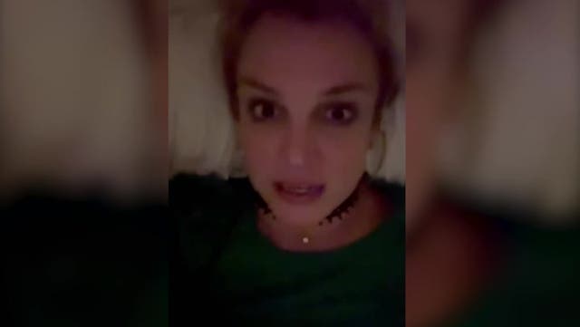 <p>Britney Spears reveals fire blew up in her face in ‘really dangerous’ accident at home.</p>