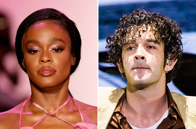 <p>Azealia Banks and Matty Healy</p>