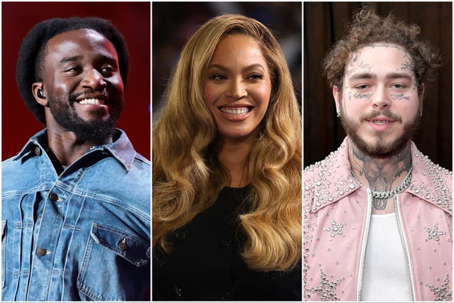 <p>Shaboozey, Beyoncé and Post Malone</p>