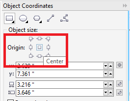 CorelDRAW Usage of Objects