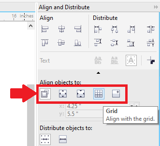 CorelDRAW Usage of Objects