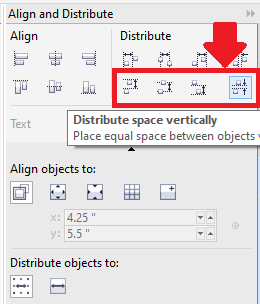 CorelDRAW Usage of Objects