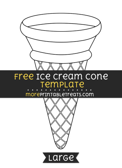 Ice Cream Cone Template Free Printable