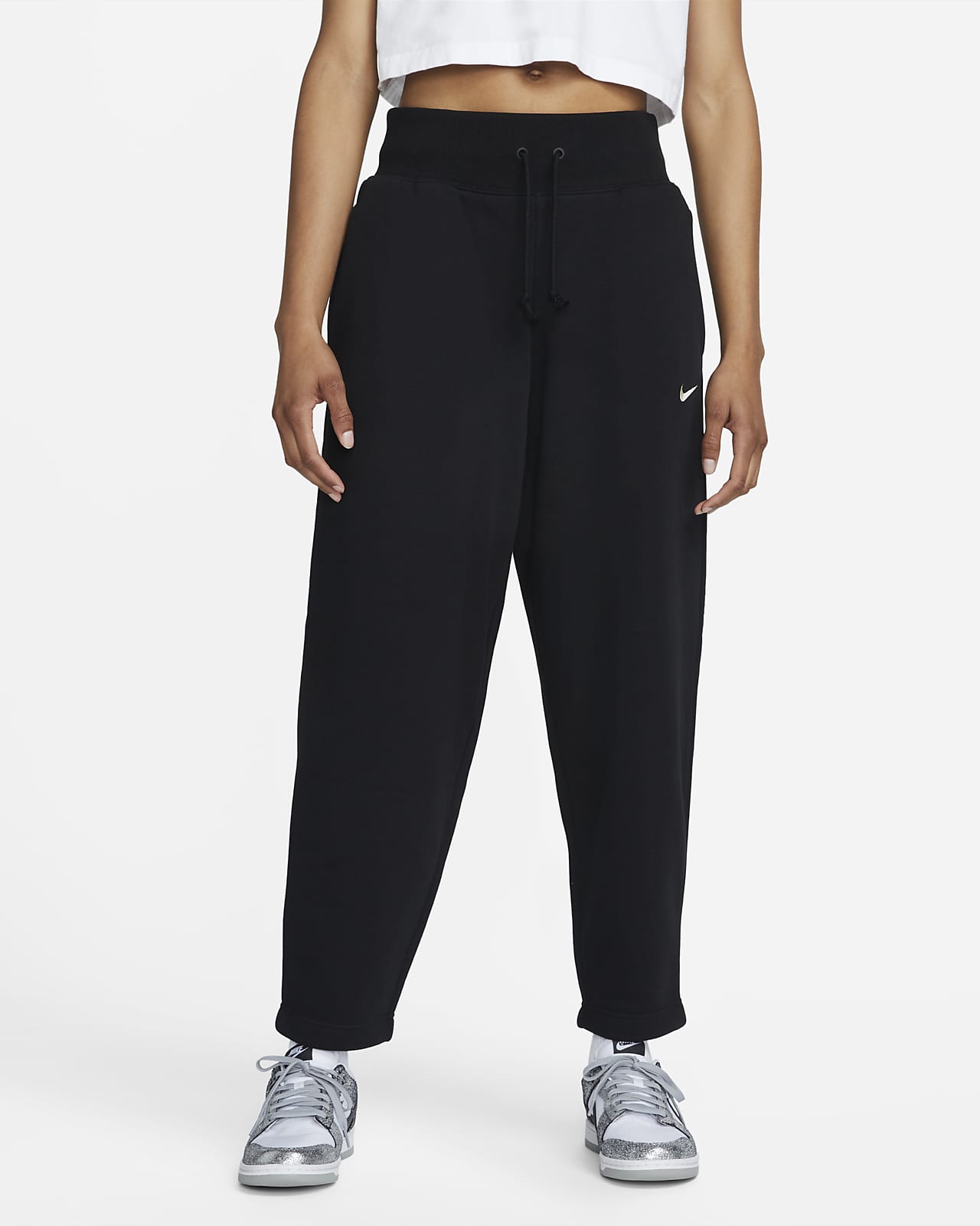 Nike Sportswear Phoenix Fleece Women's High-Waisted Curve 7/8 Tracksuit Bottoms