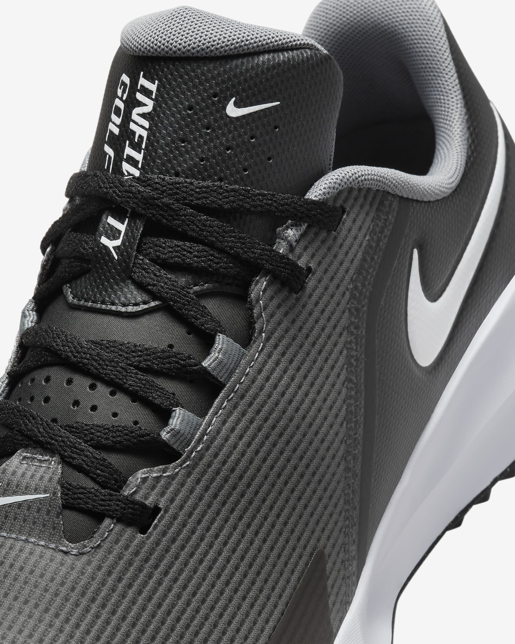 Nike Infinity G NN Golf Shoes - Black/Smoke Grey/White