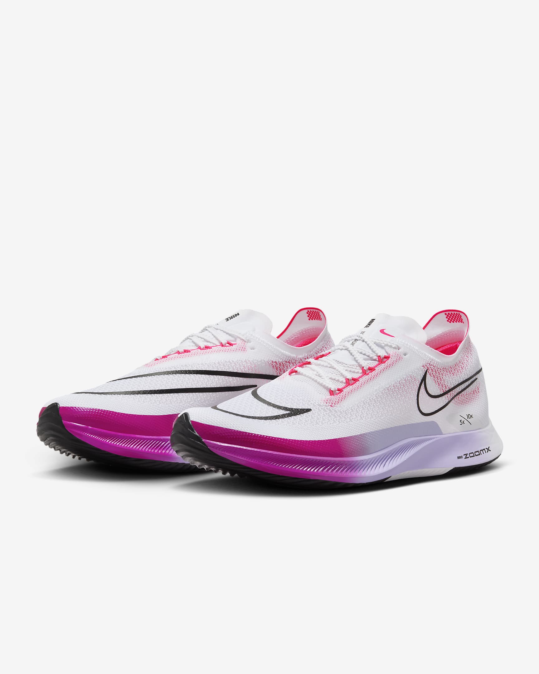 Nike Streakfly 路跑競速跑鞋 - 白色/Vivid Grape/Purple Agate/黑色