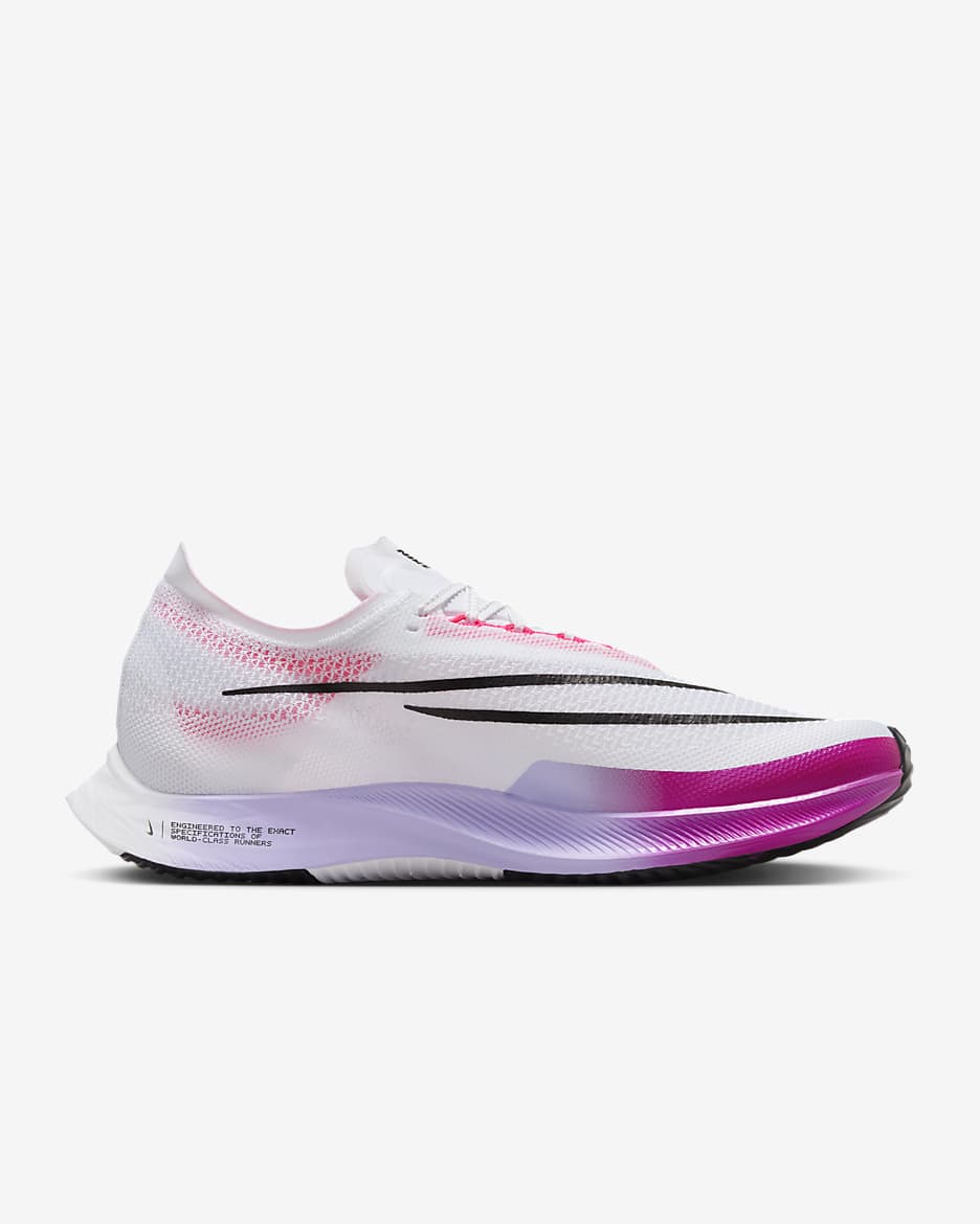 Nike Streakfly 路跑競速跑鞋 - 白色/Vivid Grape/Purple Agate/黑色