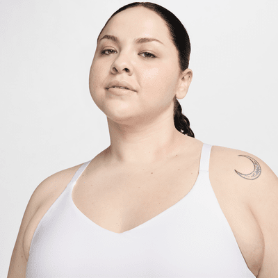 Nike Indy Light Support párnázott, állítható női sportmelltartó (plus size méret)