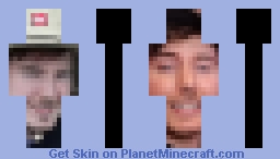 Mrbeast face Minecraft Skin