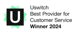 Uswitch Large Broadband Provider of the Year 2024 logo