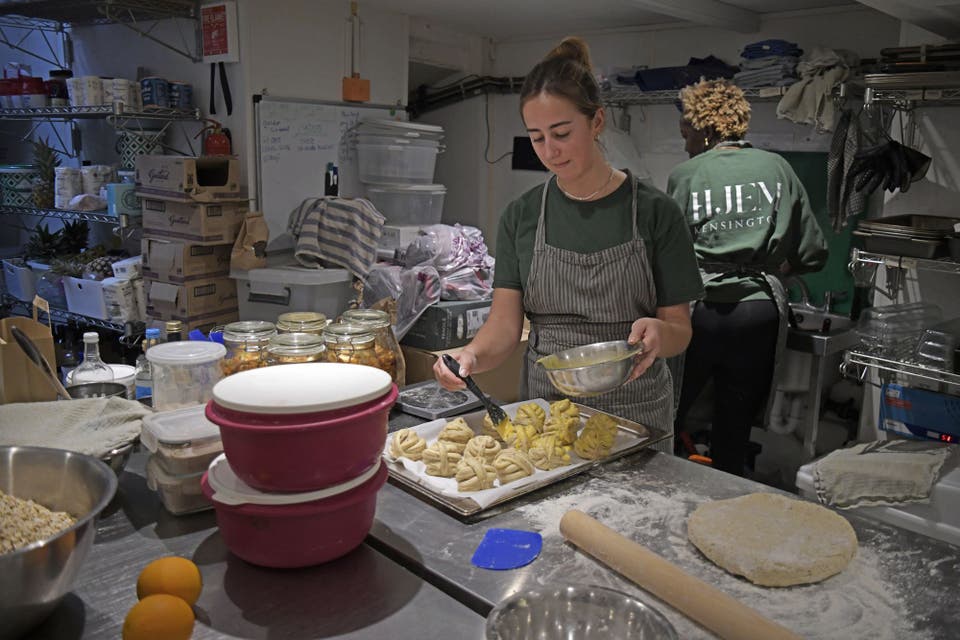 Pastry making at Hjem