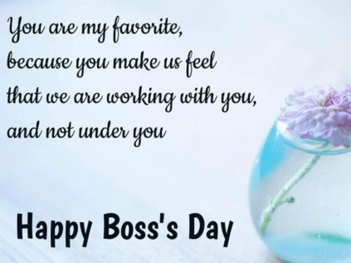 Happy Boss Day 2020 Quotes Wishes Messages To Share With Your Boss ...