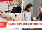 5 Simple ways to bring down high BP