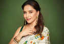 Madhuri's white Patola saree