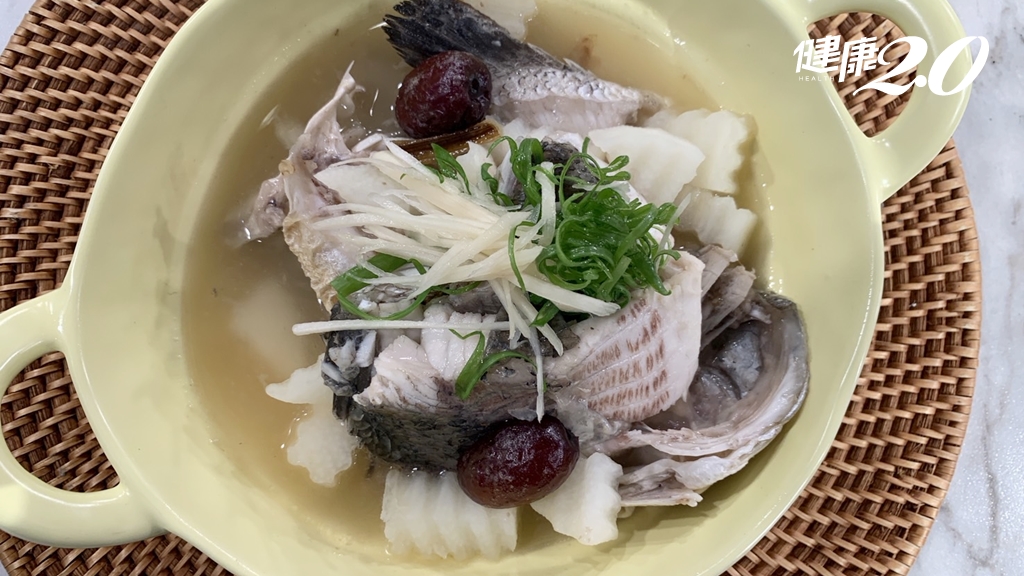 食譜-補肺健脾鱸魚湯-成品