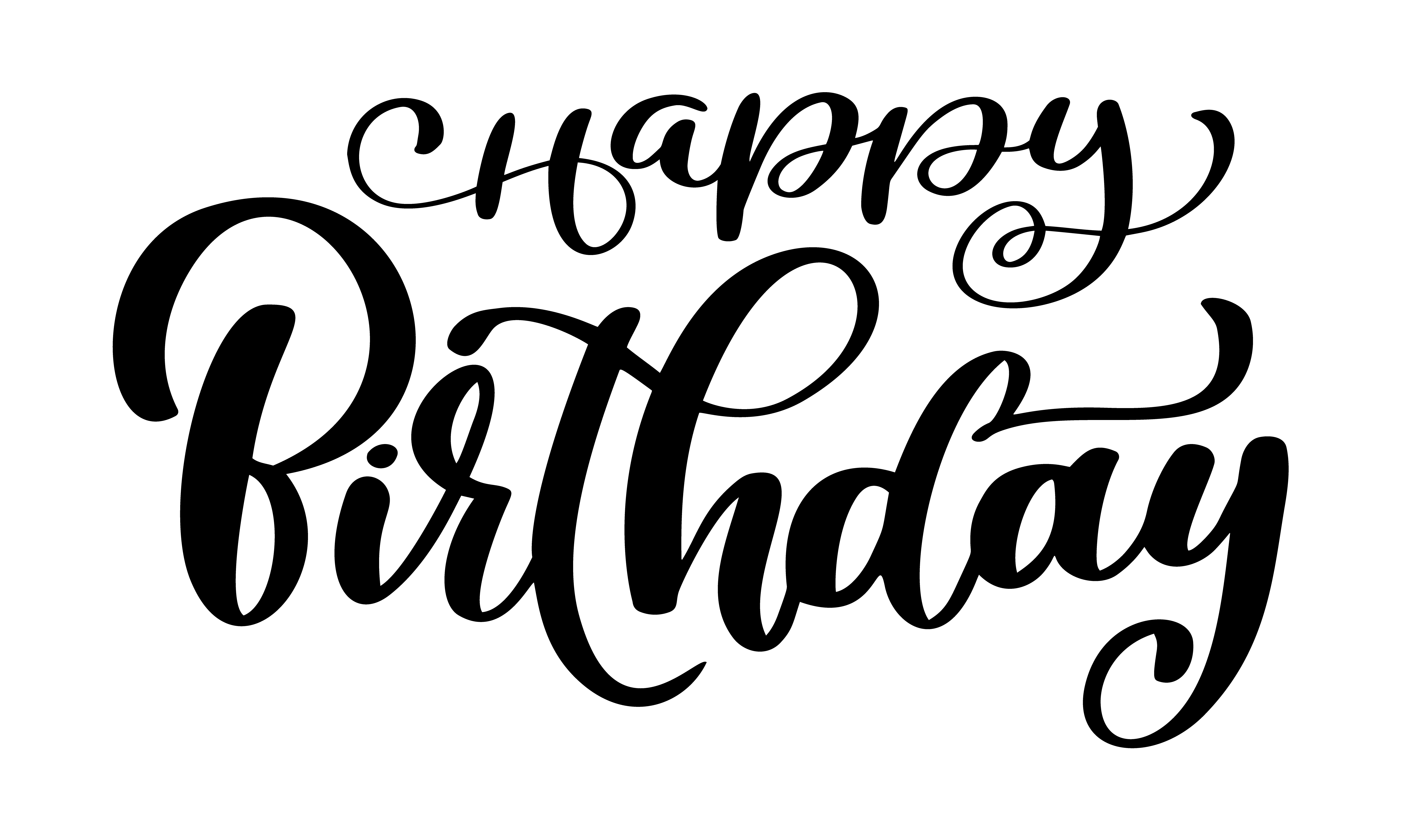 Happy Birthday Printable Letters