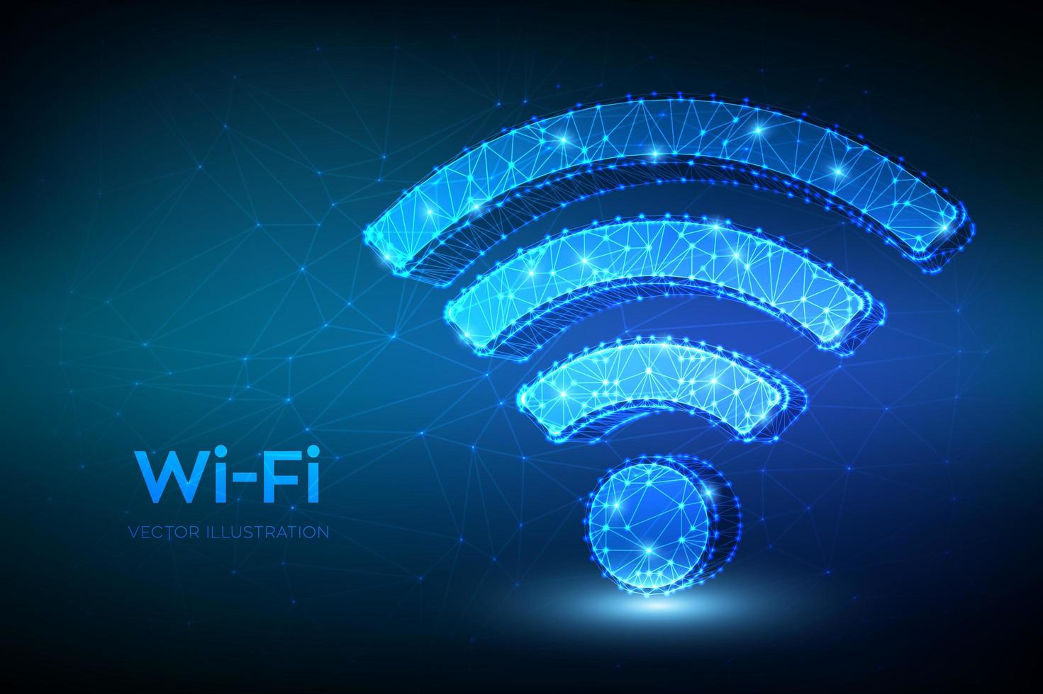 Wi-Fi network icon vector