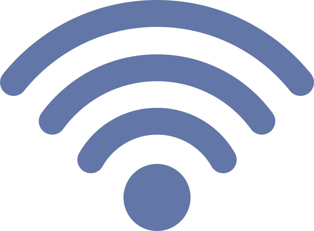 Internet wifi icon clipart design illustration png