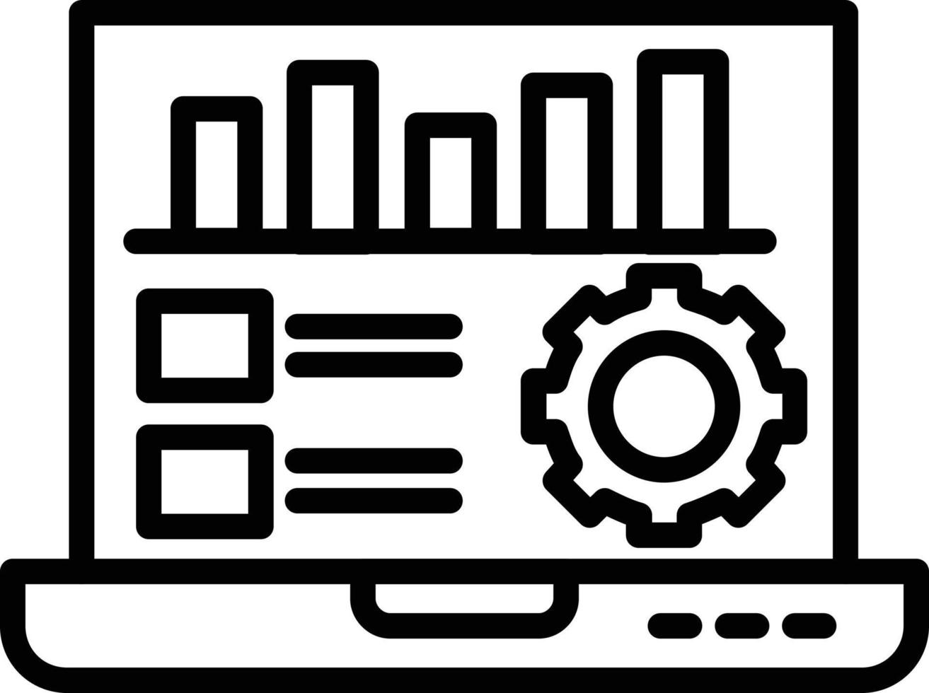 Data Driven Icon vector