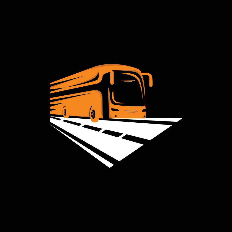 Bus Way Transportation Illustration Logo vector