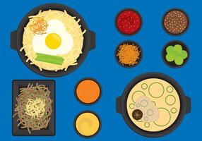 Korean Food vector