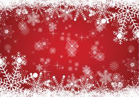 Snowy Christmas Background vector