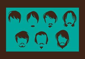 Man Hair Style Vector