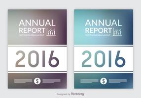 Free Annual Report Designs Vector