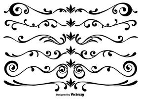 Vector Scrollwork Elements