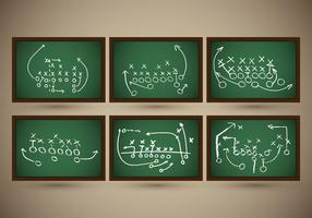 Playbook Football Slate Strategy Vector