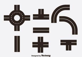 Road Icons Vector