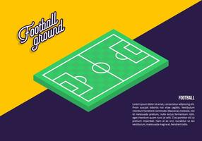 Football Ground Background vector