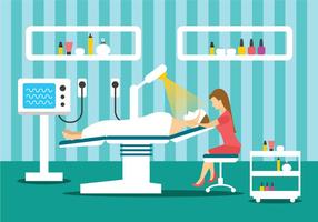 Beauty Clinic Treatment Illustration vector