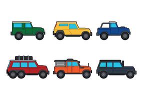 Off Road Vector Cars