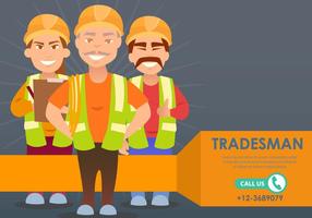 Contact A Tradesman vector