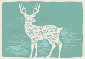 Free Vector Christmas Deer