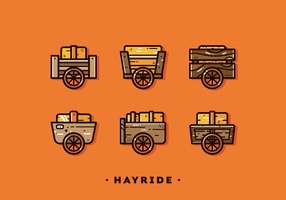 Free Simple Hayride Vector