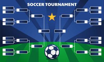 Soccer Tournament Bracket vector