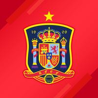 Spain Soccer Patch vector