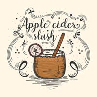 Apple Cider Slush Vector