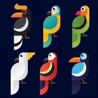 Bird Clipart Vector Pack