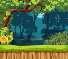 A beautiful nature landscape vector