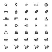 Web  icon set vector.  vector