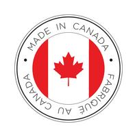 Made in Canada flag icon. vector