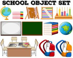 School objects and tools vector