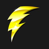 Lightning bolt icon vector