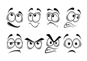 Cartoon Eyes Vector Set