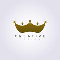 The Crown of the Kingdom Vector Illustration Design Clipart Symbol Logo Template